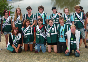 Hotbox Events festival volunteers working in festival arena