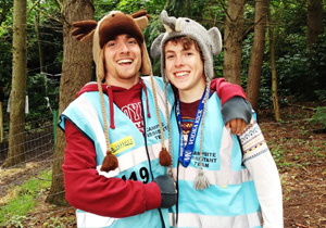 Hotbox Events event volunteers working in Latitude Festival woods arena