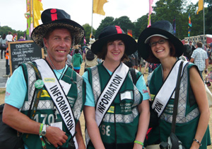 Hotbox Events event stewards working in Latitude Festival arena