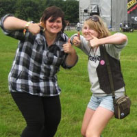 Jenny Alman at the Leeds Festival