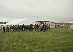 0002 Hotbox volunteers preparing for their briefing 