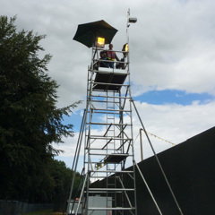 Hotbox Events volunteers keeping an eye on Oranze Zone 