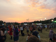An evening in the Latitude Festival arena 