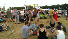 The main obelisk stage and arena at Latitude Festival 