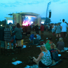Chase and Status playing the main stage at Leeds Festival 
