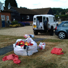 We even brought the flags to Latitude 