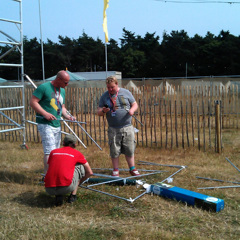 How many Hotbox managers does it take to erect a festival gazebo 