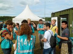 Michelle forming a festival volunteer attack plan 