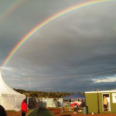 Ahhhh Reading Festival rainbow 
