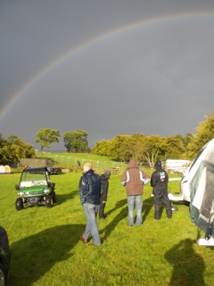 Just before the rain headed for Reading Festival 