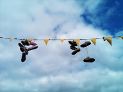 Only at Leeds Festival do we have Magic Shoes 