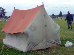 Dave really needs a new tent 