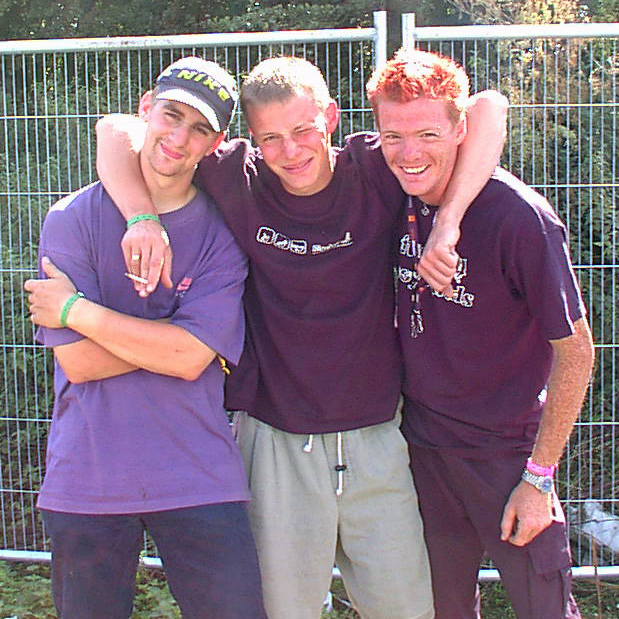 Reading Festival 2001 - Left to Right: Edd Phillips, Mark, Tristan Webster