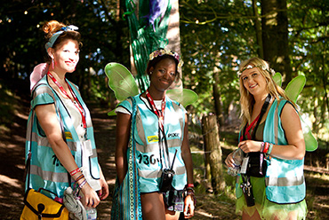 Hotbox Events Latitude Festival in the woods pixie volunteers