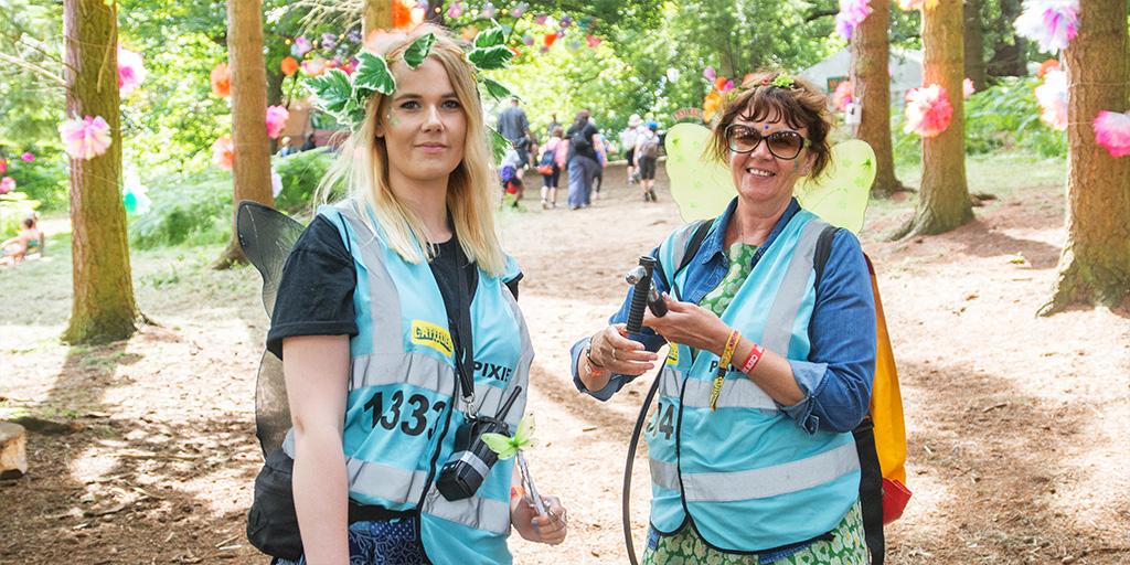 Festival staff and volunteer photos from the 2016 Latitude, Reading, Leeds, and V Festival!