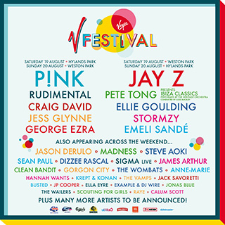 2017 V Festival line-up! Volunteer for free tickets to V Festival!