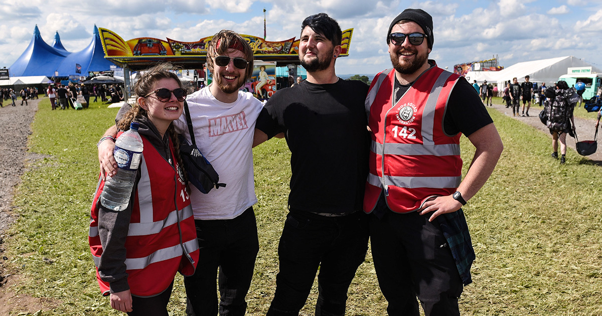 2018 Download Festival volunteer shifts, info pack, meal ordering!