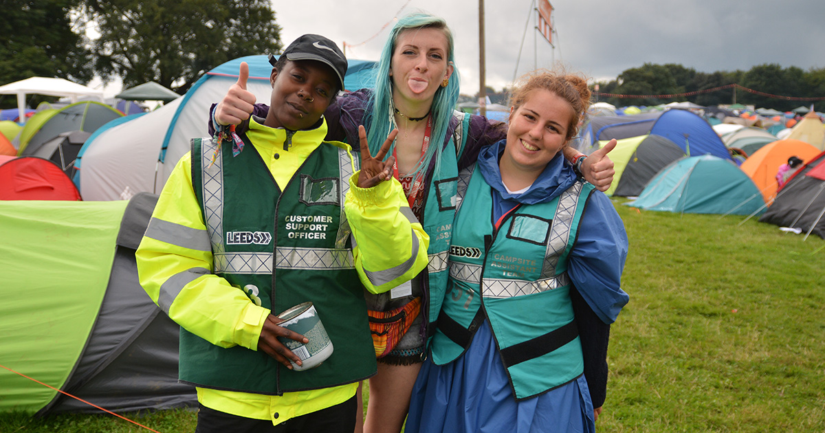 Reading and Leeds Festival Volunteers - Thank you!