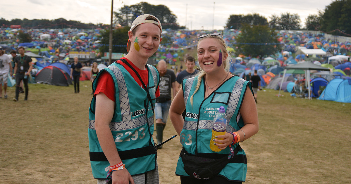 2013 Reading and Leeds Festivals staff and volunteer info in PAAM