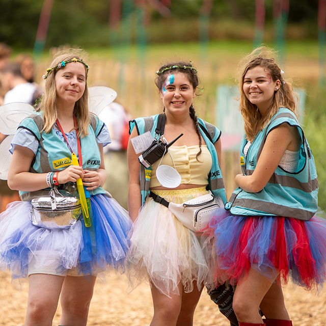 Half of summer 2021 festival volunteer places have been snapped up!