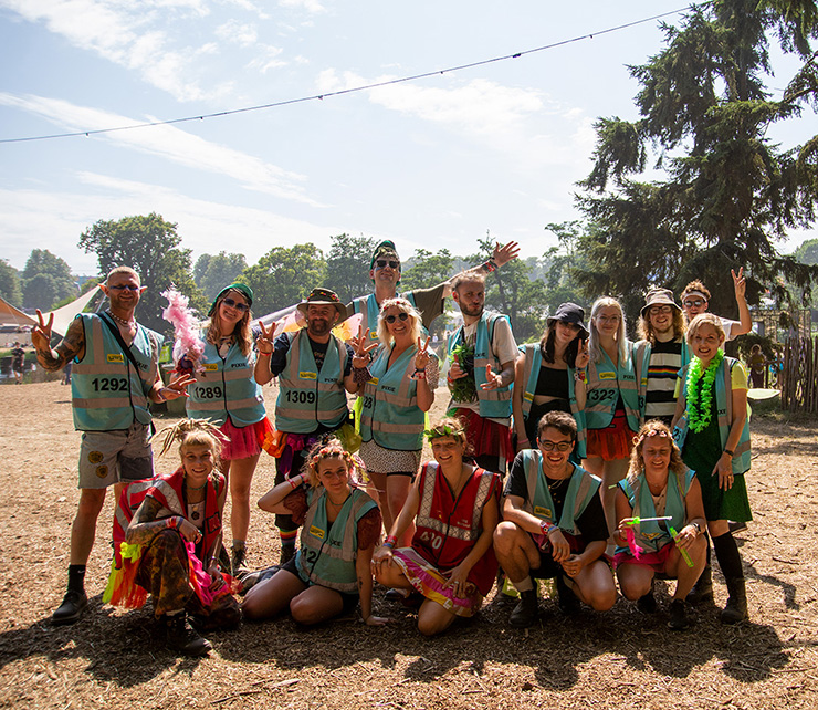 Festival Volunteers and Stewards - Hotbox Events - Group of volunteers by waterfront stage 2022-001 740x642Px72Dpi
