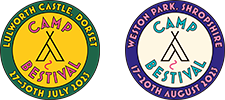 Camp Bestival Dorset and Camp Bestival Shropshire - Logos combined - 225x100Px72Dpi