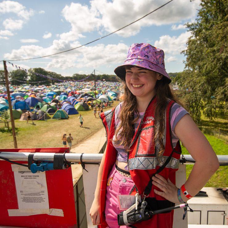 Volunteer at Leeds Festival with Hotbox Events - Campsite fire tower volunteer v2022001 740PxSq72Dpi