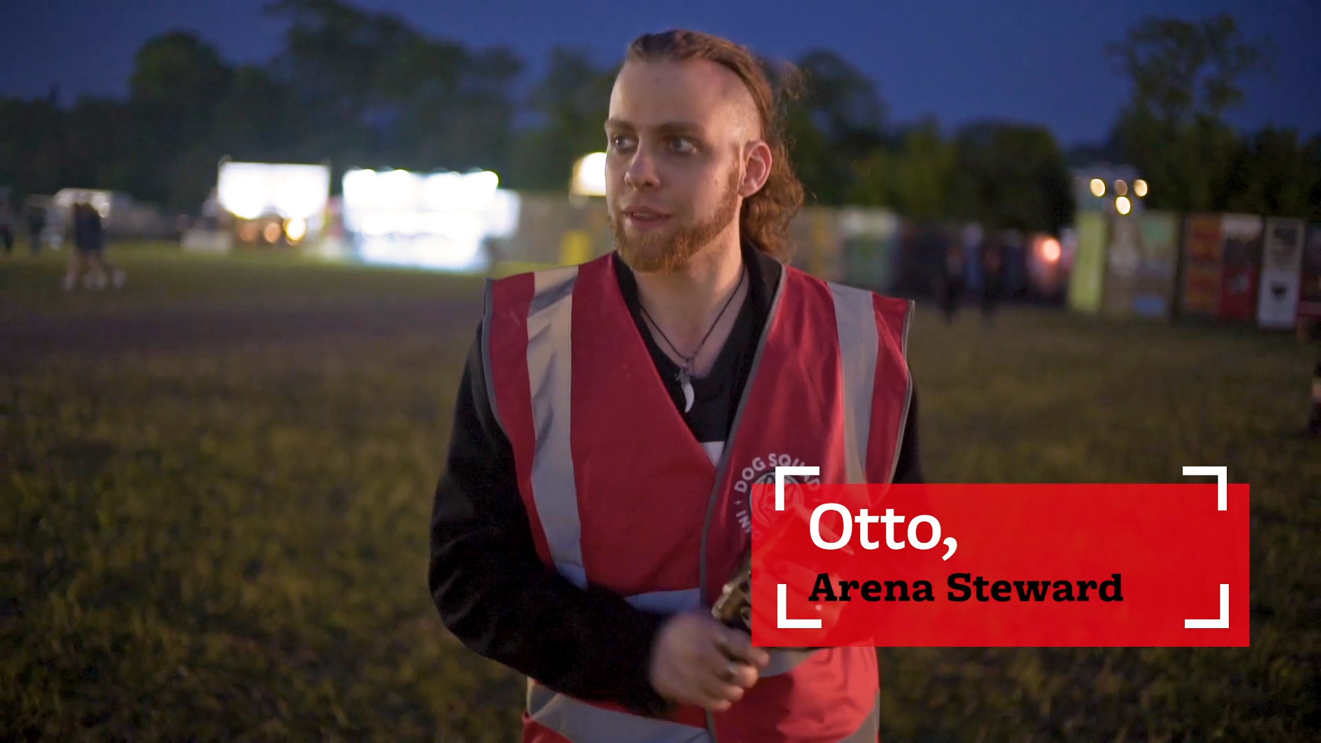Otto an Arena Steward volunteering with Hotbox Events at Download Festival!