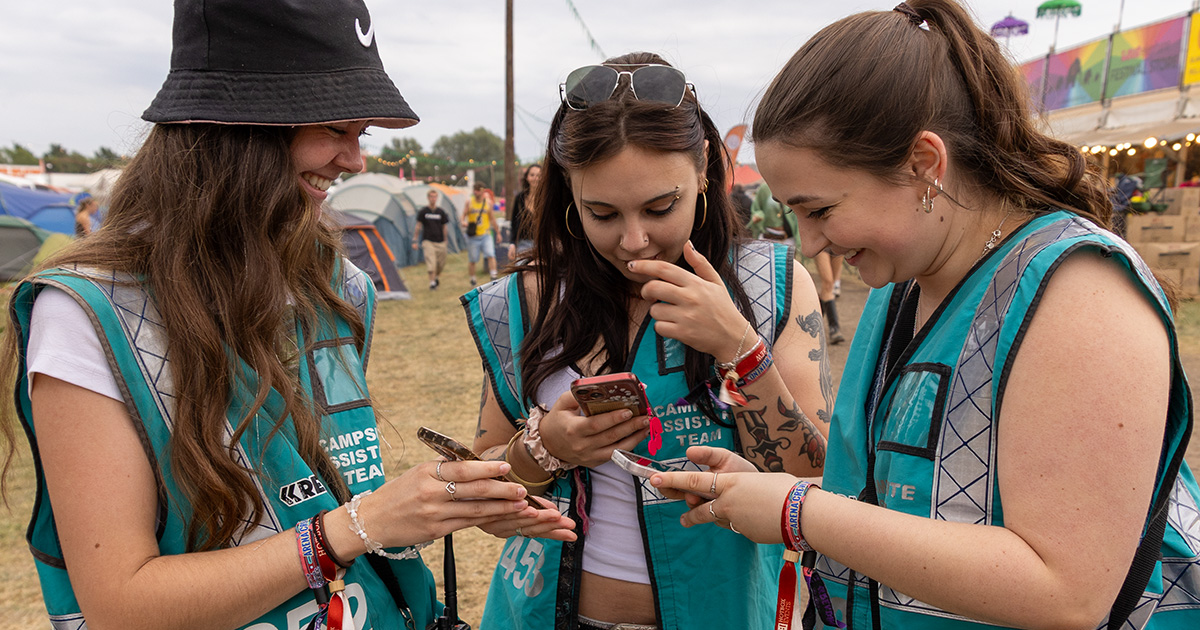 Reading and Leeds Festival volunteer shift patterns, meal voucher ordering, info and arrival!
