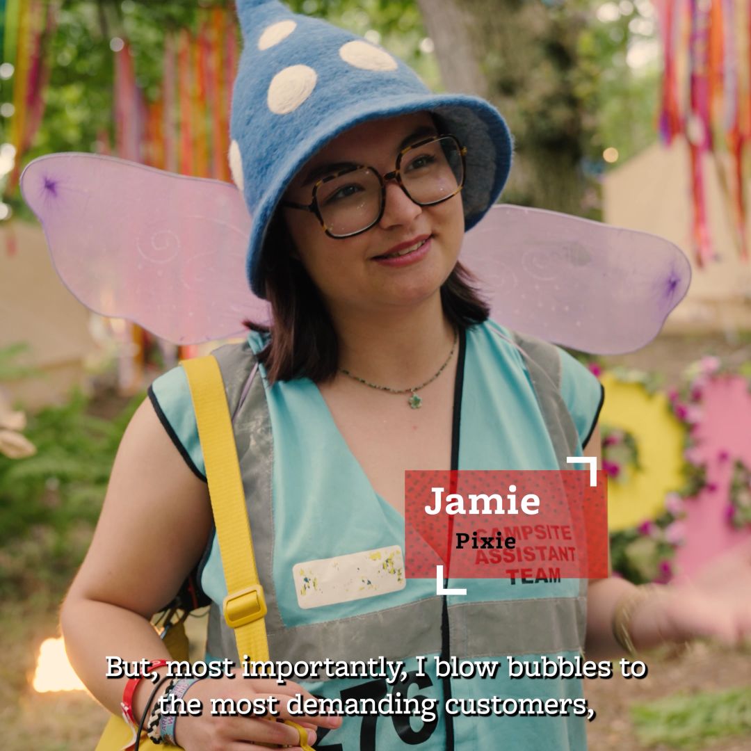 Jamie an Arena Pixie Steward volunteering with Hotbox Events at Latitude Festival!